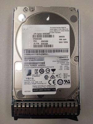 For IBM 00WG685 00WG686 hard disk 300GB 10K 12Gbps SAS 2.5 "G3HS