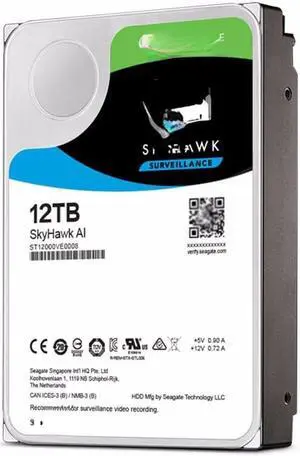 For ST12000VE0008 Seagate 3.5 inch 12T AI monitoring hard disk server computer video