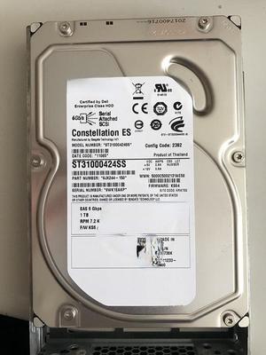 For Dell U738K 1TB 1T 3.5 inch 6GB SAS original server hard disk ST31000424SS
