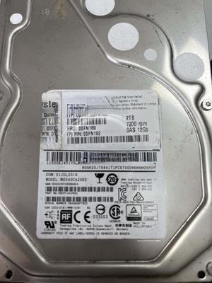 For Lenovo 00FN188 00FN189 00FN192 2T 7.2K 3.5 SAS 12Gb server hard disk