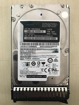 For Lenovo IBM 7XB7A00028 2.5 "1.8T 10K SAS 12Gb 512e 00YK017 hard disk