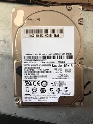 For Lenovo 900G 10K 2.5 inch FRU: 03X3789 16-006506 0B49793 AL13SEB900