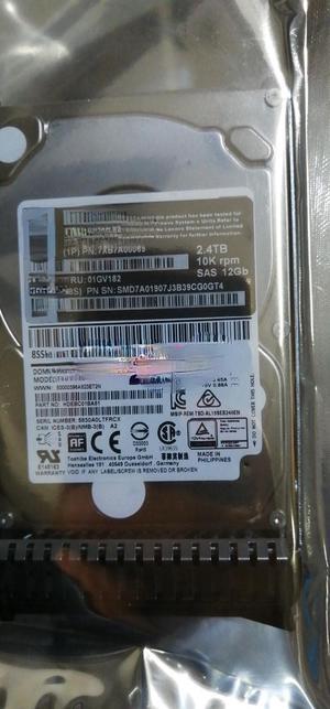 For IBM X3650 M5 X3550 M5 server hard disk 01GV182 2.4T 10K SAS 2.5 inch