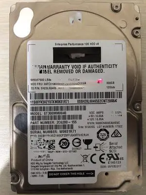 For Lenovo 00FC612 server hard disk ST300MM0048 300G 10K SAS 12GB 2.5-inch