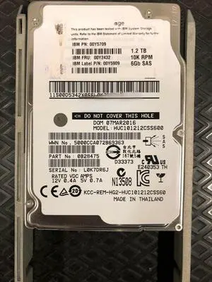 For IBM 00mj149 00y5709 00y5909 hard disk 1.2T 10K SAS 6GB V3500 V3700