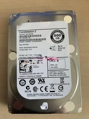 For Dell 55RMX 055RMX 500GB 6GB 7.2K 2.5 "SAS hard disk ST9500620SS