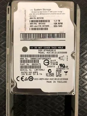 For IBM 00Y2432 00Y2507 1.2T 10K 6Gb SAS 2.5 storage hard disk V3500 V3700