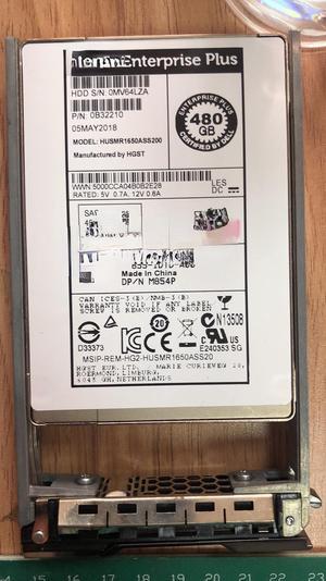 For Dell SC4020 SC5020 SC7020 SSD 0M854P 480G SAS 12Gb SSD