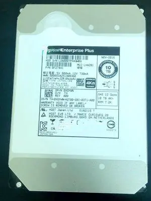 For Dell SC8000 SC200 SC5020 hard disk XGYWN 0XGYWN 10T 10TB SAS 3.5