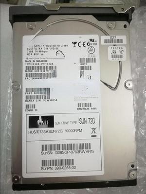 X5265A/SUN 540-6603 390-0265-02 73G 10K SCSI HUS10733ASUN72G
