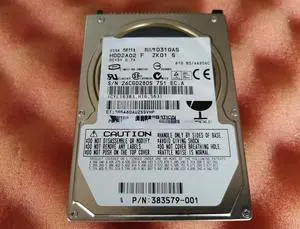 For TOSHIBA MK1031GAS HDD2A02 100G 2.5 IDE parallel hard disk 383579-001