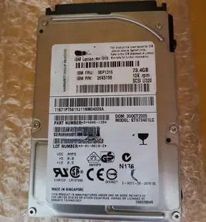 For IBM 90P1316 73.4G 10K 80P SCSI hard disk 90P1313 26K5158 ST973401LC