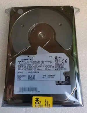 For IBM DPSS-318350 18.2G 7200rpm 68 pin SCSI hard disk 07N3711,07N3674