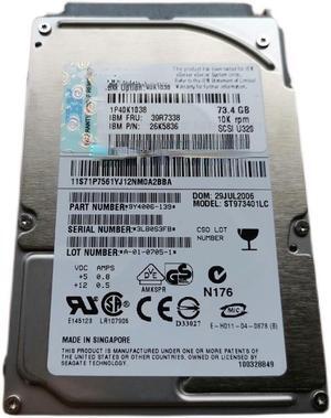 For IBM 40K1038 39R7338 73.4G 10K 2.5 SCSI hard disk 26K5836 ST973401LC