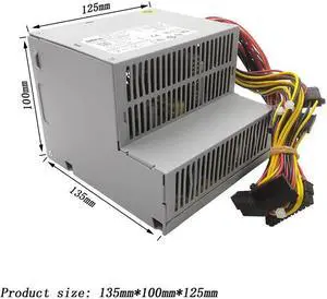 KHACHIMO Optiplex 580 760 780 960 980DT Power Supply AC255AD-00 L255P-01 F255E-01 D255P-00 PC8051 Power Supply