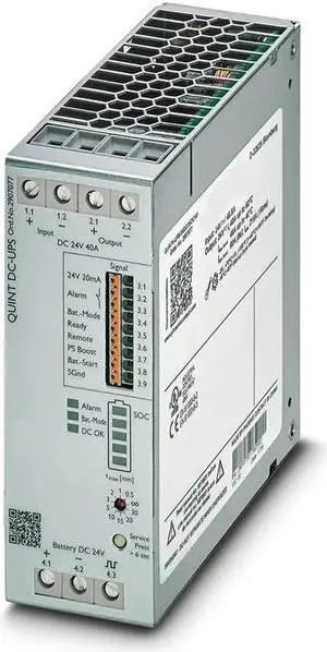 2907077 QUINT4-UPS/24DC/24DC/40 QUINT DC-UPS Uninterruptible Power Supply 24VDC/40A UPS Fast Ship
