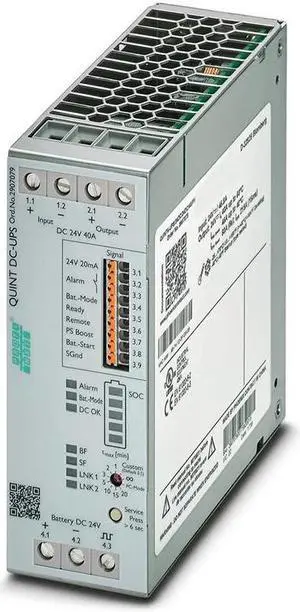 2907079 QUINT4-UPS/24DC/24DC/40/PN QUINT DC-UPS 24VDC/40A Uninterruptible Power Supply