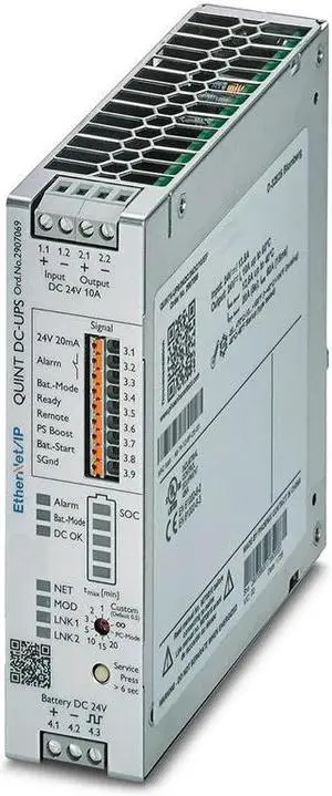 2907069 QUINT4-UPS/24DC/24DC/10/EIP  Power Supply