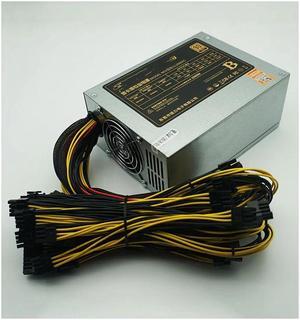 8 graphics card platform server rated 2000W desktop computer wide mute active multi-channel ATX power supply LL2000FC