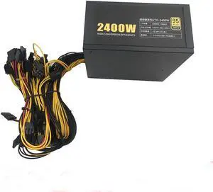 ATX-2400W for Dedicate Power Supply, Support Multiple Graphics Rendering 95 PLUS