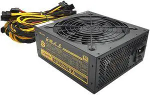 New 2000W PSU Bitmain Dragon Storm LX2000W Multiple Channel Server Power Supply 16*(6+2Pin) For GPU Mining Rig