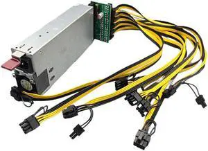 1200W Miner power supply DPS-1200FB A 438202-002 440785-001 DL580G5 1200W PSU ethereum apw3 BTC Asic Bitcoin Miner Breakout Box