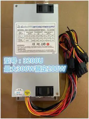 For SD-3200U Industrial Control 1U Server Power Peak 300W