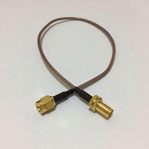 30cm  wifi antenna male to female extension cable RP-SMA interface router jumper RG316 attenuation small