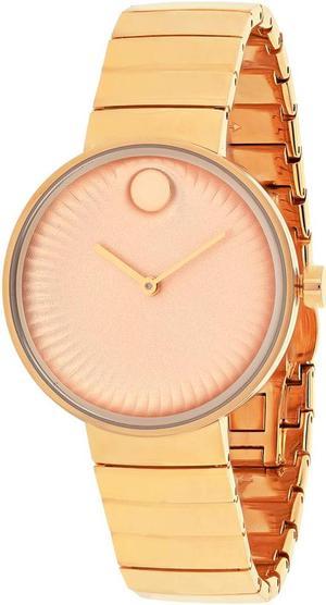 Movado Edge Rose gold Dial Watch - 3680013