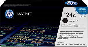 HP 124A (Q6000A) Black Original LaserJet Toner Cartridge