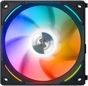 LIAN LI UNI FAN AL120 RGB BLACK 1X 12CM FAN SINGLE PACK WITHOUT CONTROLLER  ---UF-AL120-1B