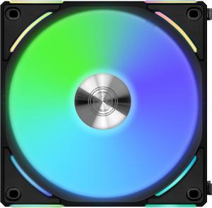 LIAN LI UNI Fan AL140 V2 RGB Black Single Fan Pack without controller - UF-AL140V2-1B (Controller not Included)