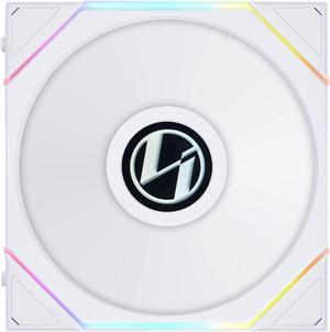 Lian Li UNI FAN TL LCD 140 RGB Single Pack White Color (No controller included)- 14TLLCD1W