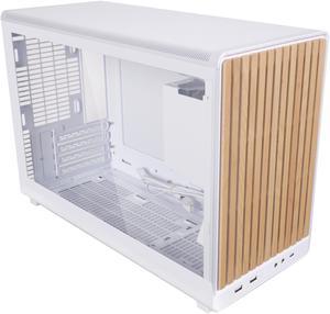 Lian Li A3-mATX-WDG-26.3L Micro Form Factor Chassis-Wood Front & Side Tempered Glass Panel-No Fans-Supports 360mm AIO-Modularity Design-for M-ATX, ITX Motherboard-DAN Cases Collaboratio ------ A3W-WDG