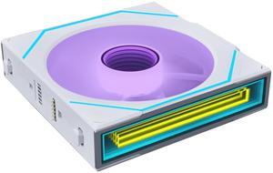 Lian Li UNI Fan SL-Infinity Wireless - 120 Single Pack - 2.4 GHz Wireless Signal Control - ARGB Fan - Double Infinity Mirror - Low Noise - Controller NOT Included & Required - White (12SLIN1W1W)