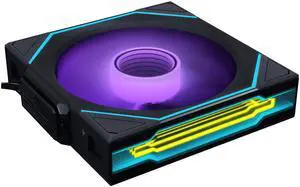 Lian Li UNI Fan SL-Infinity Wireless - 120 Single Pack - 2.4 GHz Wireless Signal Control - ARGB Fan - Double Infinity Mirror - Low Noise - Controller NOT Included & Required - Black (12SLIN1W1B)