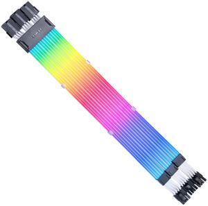Lian Li Strimer Wireless 3x8-Pin - Addressable RGB Power Cable w/ Wireless Control - Light Guides - Wireless Controller NOT Included; Controller is required (PW12-1W)