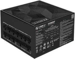 Lian Li SX 850W Full Modular SXP Compact ATX Form Factor Power Supply w/ 12V-2x6 Cable - ATX 3.1 & PCIE 5.1 Compliant, Cybenetics Platinum Efficiency - 140MM - 10 Year Warranty - Black (SX0850P.B)