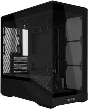 Lian Li VECTOR V100 MINI Micro Form Factor Compact PC Case, Panoramic Tempered Glass, Support Backet-Connect Micro-ATX, 415mm GPUs, 360mm Radiator, 9 x 120mm Fans, Dust Filiter, RGB - Black (V100MIX) Lian Li VECTOR V100 MINI Micro Form Factor Compact PC Case, Panoramic Tempered Glass, Support Backet-Connect Micro-ATX, 415mm GPUs, 360mm Radiator, 9 x 120mm Fans, Dust Filiter, RGB - Black (V100MIX)