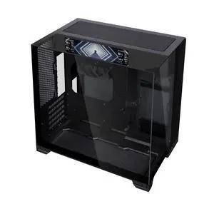 Lian Li O11 Vision-M Digital - mATX Mid Tower PC Case with 9.2" LCD Screen & 140mm Fan - Hidden AIO Design - Triple Tempered Glass Panels - Up to 360mm AIO Support - Black (O11VMDX) Lian Li O11 Vision-M Digital - mATX Mid Tower PC Case with 9.2" LCD Screen & 140mm Fan - Hidden AIO Design - Triple Tempered Glass Panels - Up to 360mm AIO Support - Black (O11VMDX)