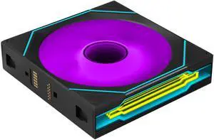 Lian Li UNI FAN SL-INF Flex 120mm Normal Blade (NOT Reverse) ARGB Fan, Single Pack, Infinity Mirror, Controller Not Included, Black (12SLIN1F1B) Lian Li UNI FAN SL-INF Flex 120mm Normal Blade (NOT Reverse) ARGB Fan, Single Pack, Infinity Mirror, Controller Not Included, Black (12SLIN1F1B)
