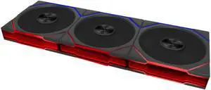 Lian Li UNI FAN TL Flex 120mm Reverse Blade ARGB Fan, 3 Pack, Infinity Mirror, Controller Included, Black (12RTL1F3B) Lian Li UNI FAN TL Flex 120mm Reverse Blade ARGB Fan, 3 Pack, Infinity Mirror, Controller Included, Black (12RTL1F3B)