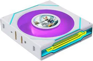 Lian Li UNI FAN SL-INF LCD Flex 120mm ARGB Fan, Single Pack, Infinity Mirror, Controller Not Included, White (12SLIND1F1W) Lian Li UNI FAN SL-INF LCD Flex 120mm ARGB Fan, Single Pack, Infinity Mirror, Controller Not Included, White (12SLIND1F1W)