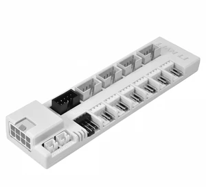 Lian Li Edge Hub ADV with Advanced Monitoring, Thermal Sensing, White (EG-HUB03W) Lian Li Edge Hub ADV with Advanced Monitoring, Thermal Sensing, White (EG-HUB03W)