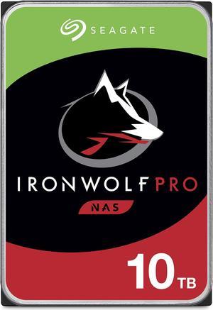 Seagate IronWolf Pro 10TB NAS Internal Hard Drive HDD –CMR 3.5 Inch SATA 6Gb/s 256MB Cache for RAID Network Attached Storage, Data Recovery Service – Frustration Free Packaging (ST10000NE0008)