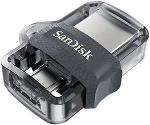 SanDisk Ultra 128GB Dual Drive m3.0 for Android Devices and Computers (SDDD3-128G-G46) SanDisk Ultra 128GB Dual Drive m3.0 for Android Devices and Computers (SDDD3-128G-G46)
