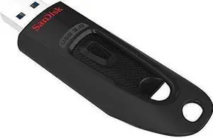 Sandisk Ultra USB Flash Drive, 256 GB, Black (SDCZ48-256G-A46)