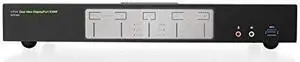 IOGEAR 4-Port 4K Dual View DisplayPort KVMP Switch (TAA) GCS1944