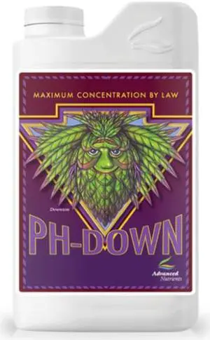 Advanced Nutrients pH Down Maximum Concentration By Law pH Adjuster Reservoirs