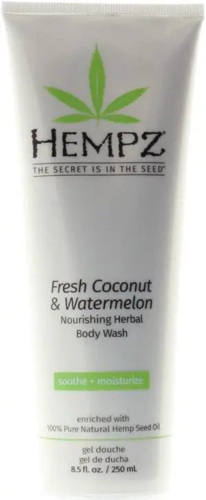 Hempz Fresh Coconut & Watermelon Nourishing Herbal Body Wash 8.5oz/250ml